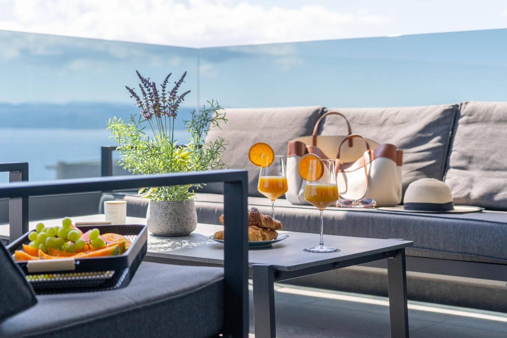 Apartamento Lux Penthouse Panoramic View With Jacuzzi Makarska Exterior foto